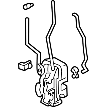 Honda 72150-S04-A02 Lock Assembly, Left Front Door