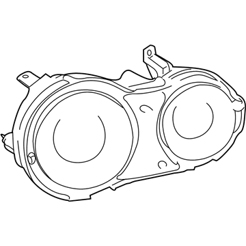 Nissan 26559-KB50A Body Assembly - Combination Lamp, LH