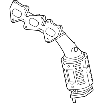 Hyundai 28510-3C820 Exhaust Manifold Catalytic Assembly, Right