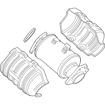 GM 12704808 Converter & Pipe