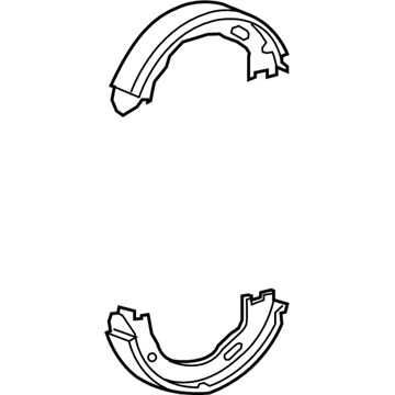 Mopar 68020626AB Parking Brake Shoe And Lining Kit