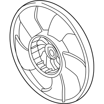 Honda 19020-5R1-003 Fan, Cooling