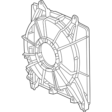 Honda 19015-5R1-003 Shroud