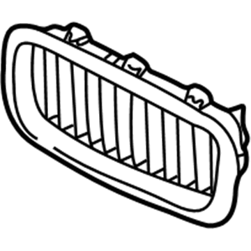 BMW 51-13-8-125-811 Grille Left