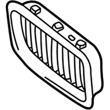 BMW 51-13-8-125-812 Grille Right