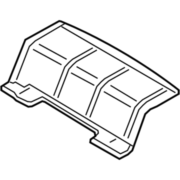 BMW 51-48-7-324-366 Heat Insulation, Rear Silencer, Rear