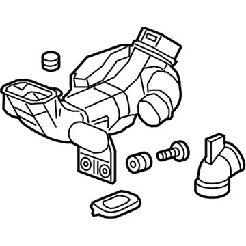 Honda 17253-R5A-A00 Tube Assembly B, Air I