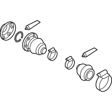 BMW 33-21-7-608-178 Repair Kit Bellows, Exterior