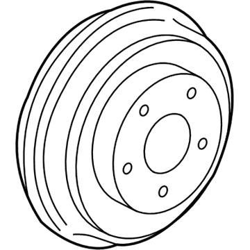 Honda 42610-SNA-A00 Drum, Rear Brake