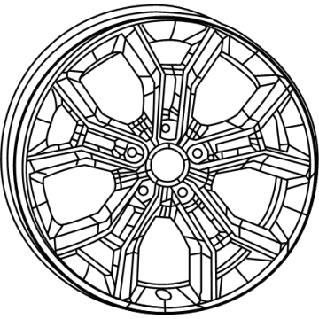 Mopar 4755434AA WHEEL-ALUMINUM