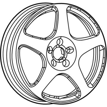 Mopar 4755314AA WHEEL-ALUMINUM