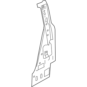 Infiniti 76531-5CA0A Pillar-Center, Inner LH