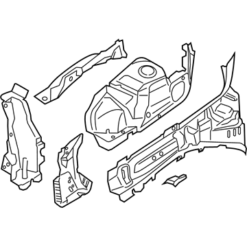 Ford DG9Z-16054-A Apron Assembly