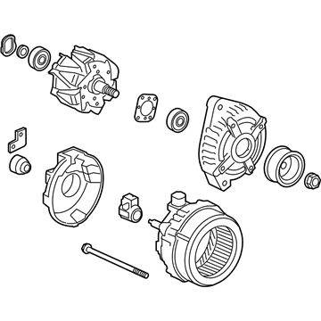 Acura 06311-RGW-505RM Alternator, Core Id (104210-5920 9764219-592) (Reman) (Denso)