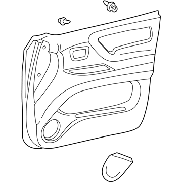 Lexus 67650-60072-A0 Board Sub-Assy, Front Door Trim, RH