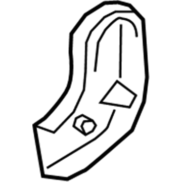 Nissan 88407-1LA0B Cover-Reclining Device