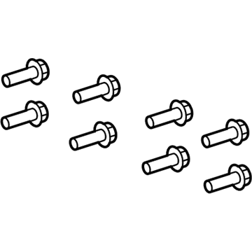 Mopar 6508185AA Bolt-HEXAGON FLANGE Head