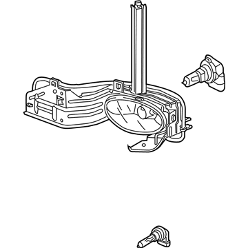 Honda 33901-TE0-305 Foglight Unit, Passenger Side