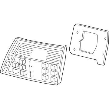 Honda 34151-SHJ-A01 Lamp Unit, R. Lid