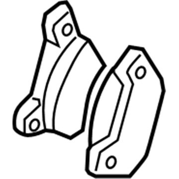 Ford 8L2Z-2V200-B Rear Pads