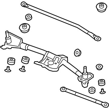 Honda 76530-SZA-A01 Link, FR. Wiper (LH)