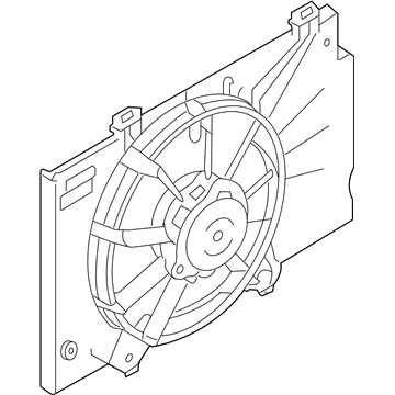 Ford H1BZ-8C607-K Fan Module