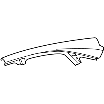 Lexus 61213-0E050 Rail, Roof Side, Outer NO.2 RH