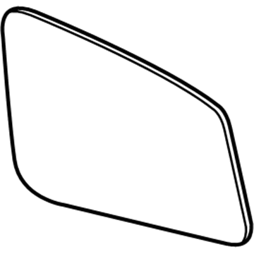 BMW 51-16-7-377-980 Mirror Glass, Heated, Convex, Right