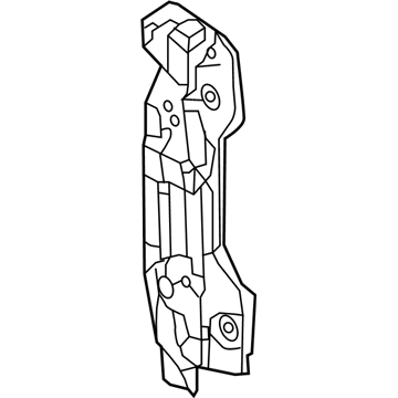 Honda 04611-T5A-A00ZZ Stay Set, Left Front Bulkhead Side