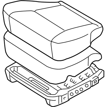 Toyota 71410-0Y020-E0 Cushion Assembly