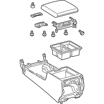 Toyota 88520-60862-C2 Console Assembly