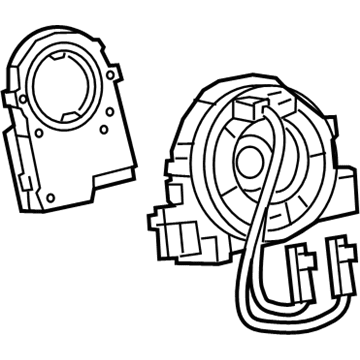 Lexus 84307-0R050 Cable Sub-Assy, Spiral