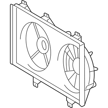 Lexus 16711-AD020 Shroud, Fan