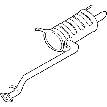 Hyundai 28700-38315 Tail With Muffler Pipe