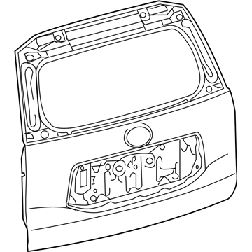 Lexus 67005-60G20 Panel Sub-Assembly, Back