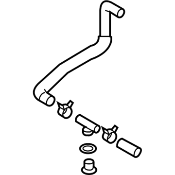 Infiniti 21517-1MG0A Hose-Sub Radiator