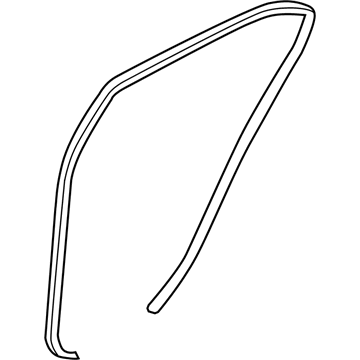 Kia 831102T000 WEATHERSTRIP-Rear Door Body Side