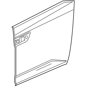 Honda 67651-TK8-A00ZZ Skin, L. Slide Door