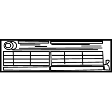 Lexus 42661-50340 Plate, Tire Pressure Caution