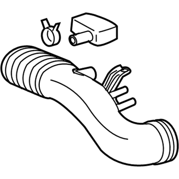 Lexus 17875-38020 Pipe, Intake Air Connector