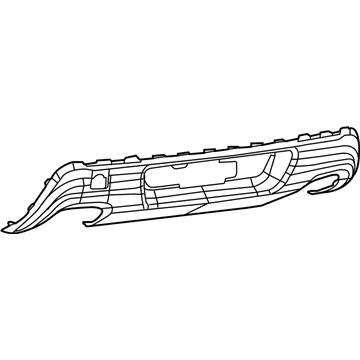 Mopar 68408071AA APPLIQUE-FASCIA