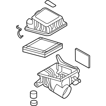 Kia 281102G500 Air Cleaner Assembly