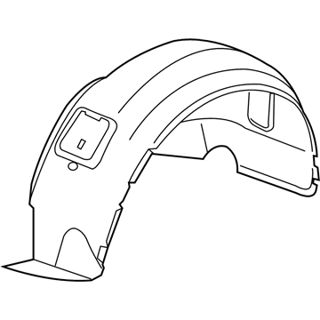 GM 15774266 Fender Liner