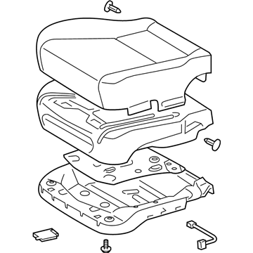 Lexus 71002-50Y60-B2 Front Seat Set