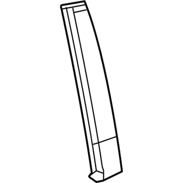 Honda 72430-TS8-A01 Garnish, R. FR. Door Sash