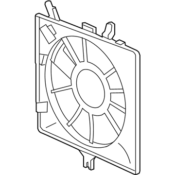 Honda 38615-RB1-J51 Shroud, Air Conditioner