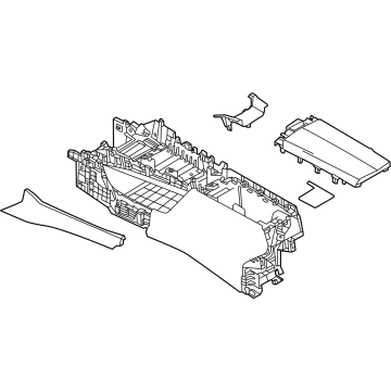 Nissan 96910-6RR0A Box Assy-Console, Center