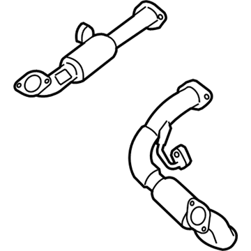 Kia 286102J200 Front Exhaust Pipe