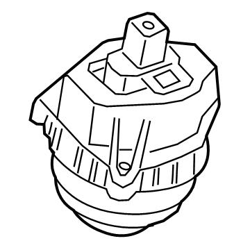 BMW 22-11-6-860-490 ENGINE MOUNT, RIGHT