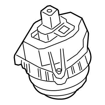 BMW 22-11-6-860-489 ENGINE MOUNT, LEFT